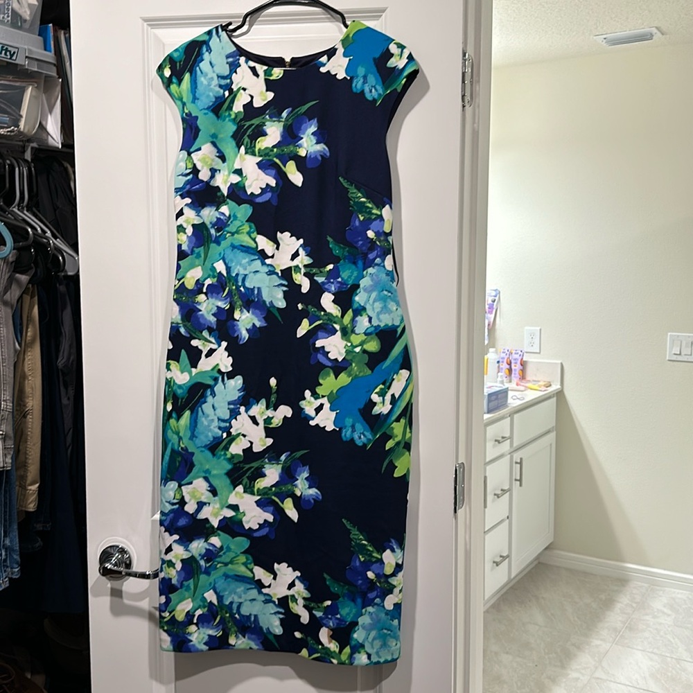 Vince Camuto floral midi dress